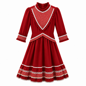 Vestido Prendinha Infantil Tam 6