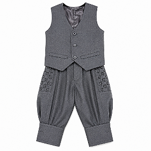 Conjunto Colete e Bombacha Infantil Tam 6