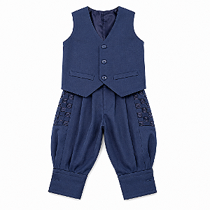 Conjunto Colete e Bombacha Infantil TAM 16