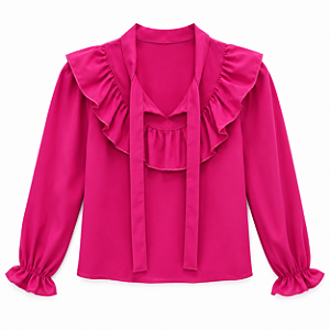 Blusa Infantil Bordada Manga Longa Tamanho 6