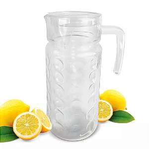 Jarra De Vidro Incolor Com Tampa Bubble 1,7 Litros D1565
