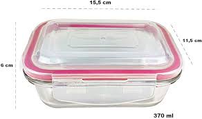 Pote Hermético Vidro Borossilicato Transparente 370 ml - NDI