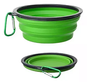 Bebedouro Pet Retratil Verde PET1053B