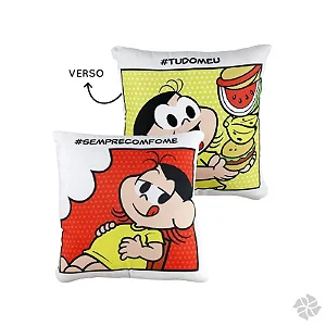 Capa para Almofada Magali - Turma da Mônica 40 x 40 cm
