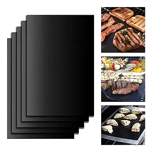Manta Grill Antiaderente De Teflon Para Churrasqueira E Assadeiras 30 x 40 Cm