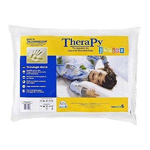 Travesseiro 30X40 Viscoelast Therapy Junior Com Capa De Fibra Bambu