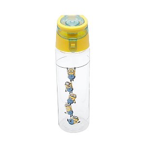 Garrafa Plástica Super Lid Minions Rope Amarelo 350 Ml