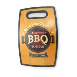 Tabua Churrasco Bbq 37X23 Polipropileno Etermianada D0301 Laranja