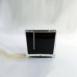 Porta Escova Em Acrílico Com Strass BA7001 - Preto