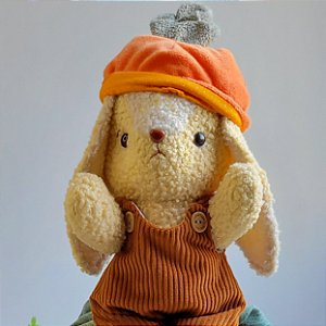 Coelho de Páscoa boneco para crianças – Damasco