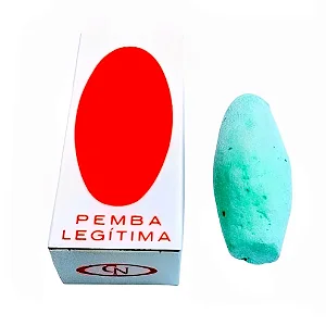 Pemba Verde na Caixa Giz Para Riscar Pontos Ritual Umbanda Candomblé