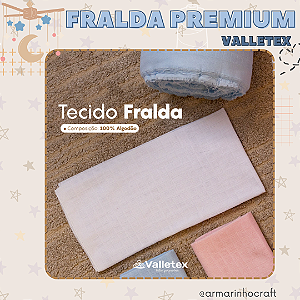 TECIDO FRALDA QUADRICULADA PREMIUM-VALLETEX