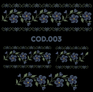 PONTO CRUZ PARA BORDADEIRA - RF003