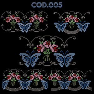 PONTO CRUZ PARA BORDADEIRA - RF005