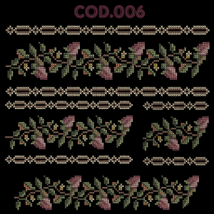 PONTO CRUZ PARA BORDADEIRA - RF006