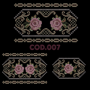 PONTO CRUZ PARA BORDADEIRA - RF007