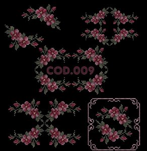 PONTO CRUZ PARA BORDADEIRA - RF009