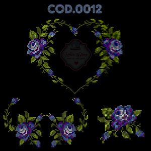 PONTO CRUZ PARA BORDADEIRA - RF012