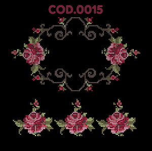 PONTO CRUZ PARA BORDADEIRA - RF015