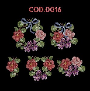 PONTO CRUZ PARA BORDADEIRA - RF016