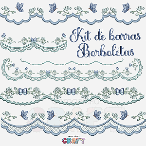 KIT BARRAS BORBOLETAS