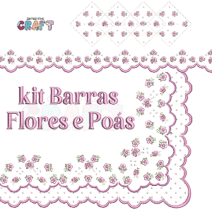 KIT BARRAS FLORES E POÁS