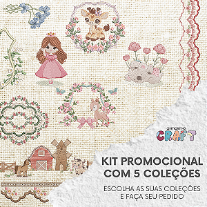 KIT PROMOCIONAL DE MATRIZES (5 COLEÇOES) A SUA ESCOLHA