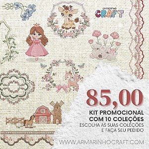 KIT PROMOCIONAL DE MATRIZES (10 COLEÇOES) A SUA ESCOLHA