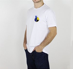 Camiseta Bordada HIMYM Blue Horn and Yellow Umbrella