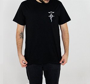 Camiseta Bordada Full Metal Alchemist