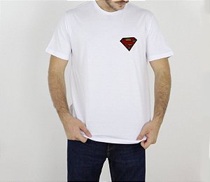 Camiseta Bordada Super Homem