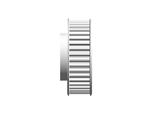POLIA IND. T5 40 DENTES PARA CORREIA DE 16MM TIPO 6F EM ALUMÍNIO ✅