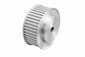 POLIA IND. T5 40 DENTES PARA CORREIA DE 25MM TIPO 6F EM ALUMÍNIO ✅