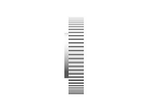 POLIA IND. T10 60 DENTES PARA CORREIA DE 32MM TIPO 6 EM ALUMÍNIO
