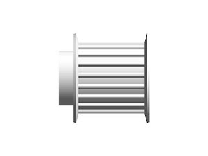POLIA IND. AT5 19 DENTES PARA CORREIA DE 25MM TIPO 6 EM ALUMÍNIO