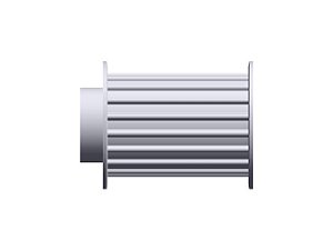 POLIA IND. AT5 18 DENTES PARA CORREIA DE 32MM TIPO 6F EM ALUMÍNIO