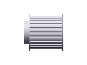 POLIA IND. AT5 25 DENTES PARA CORREIA DE 32MM TIPO 6F EM ALUMÍNIO