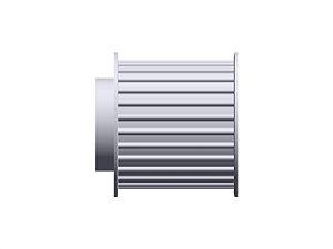 POLIA IND. AT5 27 DENTES PARA CORREIA DE 32MM TIPO 6F EM ALUMÍNIO