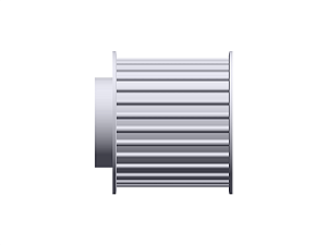 POLIA IND. AT5 28 DENTES PARA CORREIA DE 32MM TIPO 6F EM ALUMÍNIO