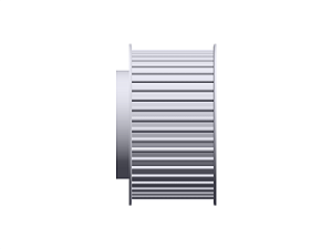 POLIA IND. AT5 44 DENTES PARA CORREIA DE 32MM TIPO 6F EM ALUMÍNIO