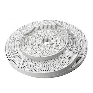 Correia Perfil AT5 – 10mm Aberta em PU com Malha de Aço