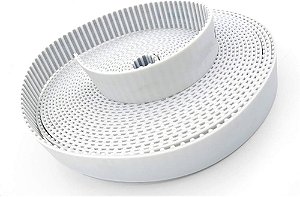 Correia 19mm PU Perfil XL 075 Aberta em PU com Malha de Aço - Metro