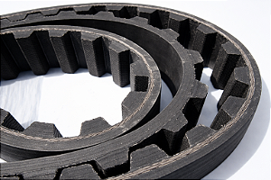 Correia Dentada 150 XH 507 - Largura 38mm (1,5") - Borracha Premium