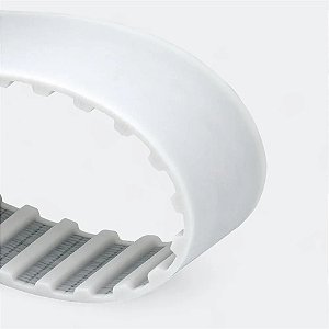 Correia Aberta Passo L – Largura 075 (19,1mm) – Poliuretano com Malha de Aço