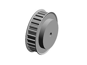 POLIA 26 DENTES AT10 16MM TIPO 6F EM ALUMÍNIO