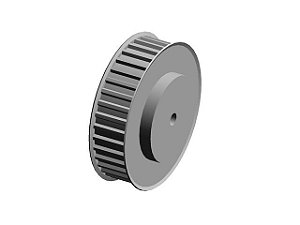 POLIA 36 DENTES AT10 25MM TIPO 6F EM ALUMÍNIO ✅