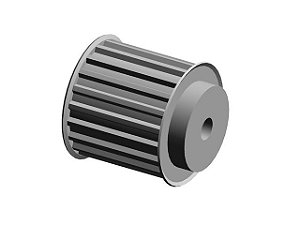 POLIA 20 DENTES AT10 50MM TIPO 6F EM ALUMÍNIO ✅