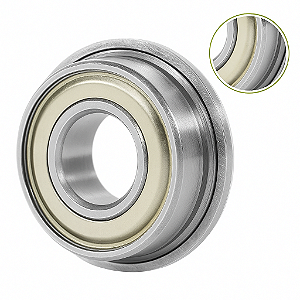Micro Rolamento MF 104 ZZ (MR 104 FZZ) de Esferas Com Flange