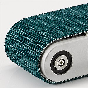 Correia 5mm Verde Petrol Corrugada | Medidas Sob Consulta