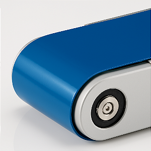 Correia PU Azul 2 Lonas Antiestática Lisa | Medidas Sob Consulta